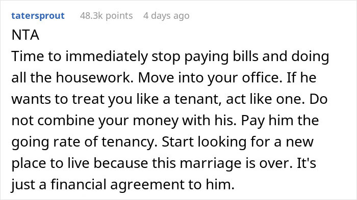 Man Wants To Charge Wife 30% Of Her Salary For Working At Home, Gets Slammed Online