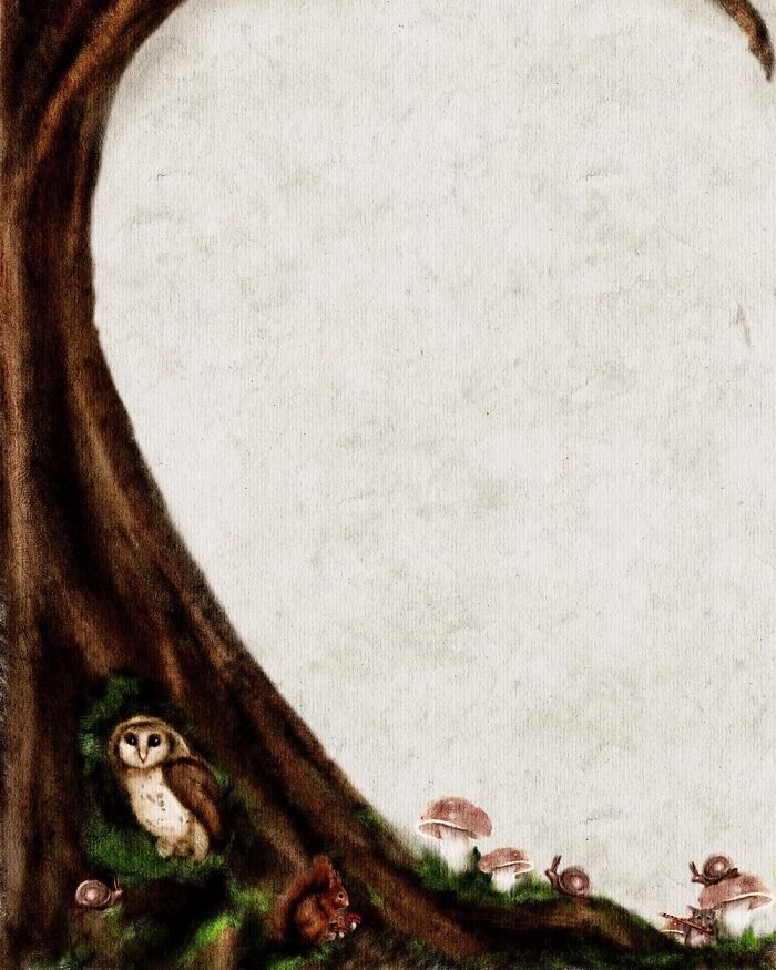 I Painted A Watercolor Woodland Animal Page For Emily Dickinson Poem