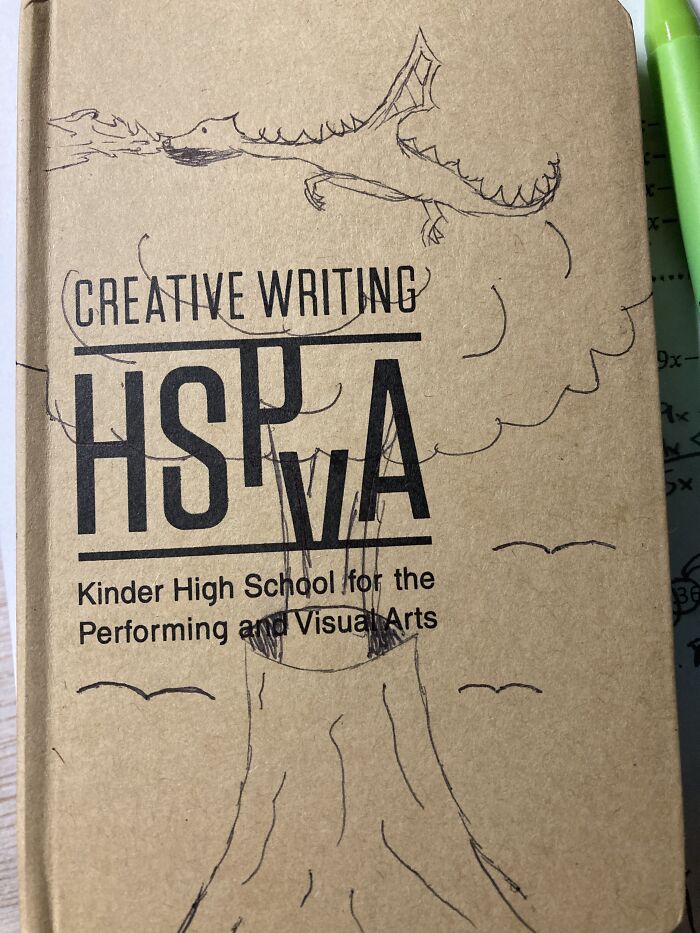 I Doodled This One On The Cover Of My Notebook Yesterday