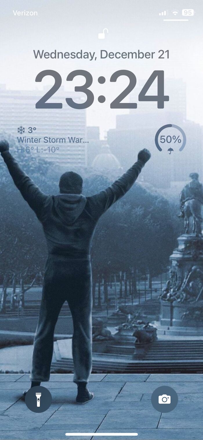 It’s Rocky From Rocky Cuz It’s An Iconic Picture