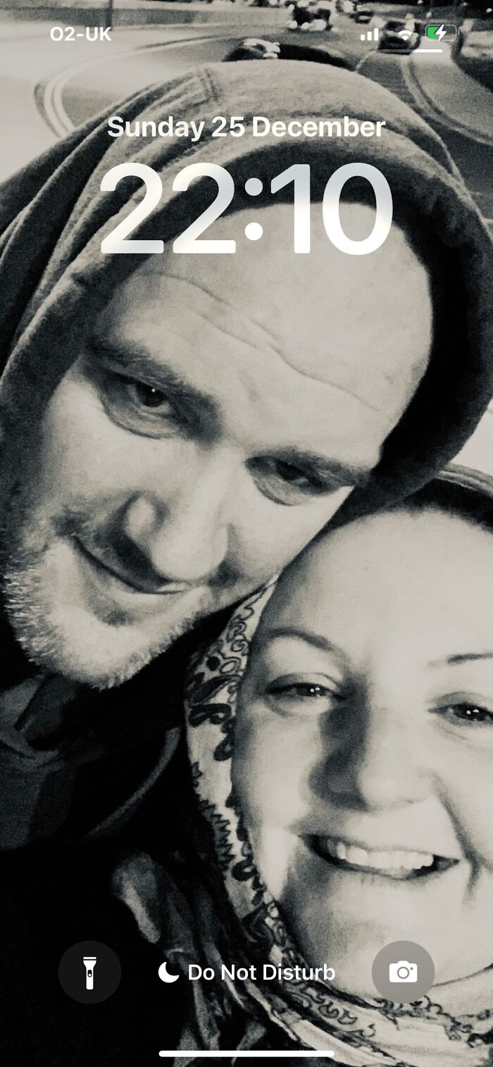 Me And The Hubby Watching Fireworks. As Very Rare Picture Of Us!