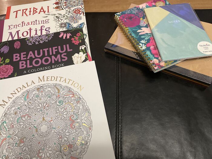 Colouring Books, Blank Notebooks, Calendar