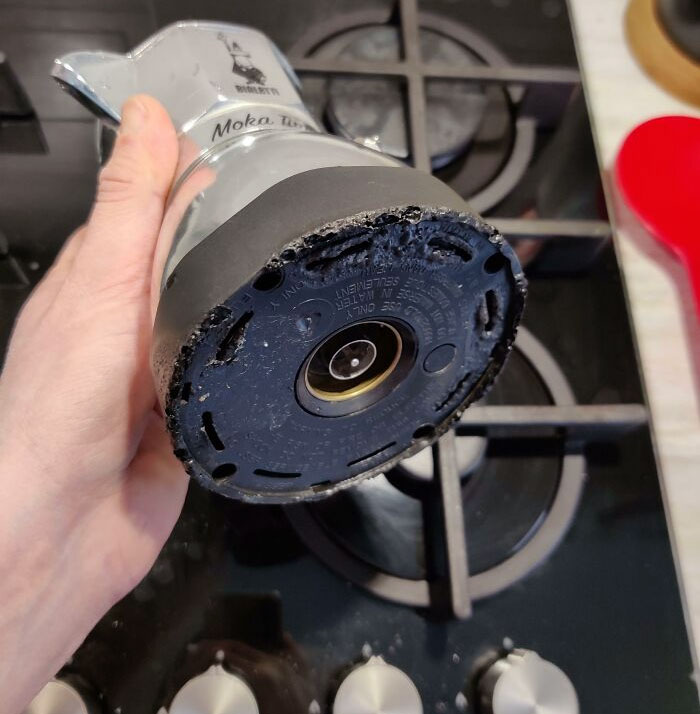My Sister-In-Law Put My Electric Moka On The Stove