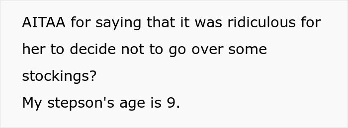 &ldquo;My Wife Refused To Drop It&rdquo;: Man&rsquo;s Family Refuses To Hang A Custom Christmas Stocking With Step-Grandchild&rsquo;s Name, So His Wife Refuses To Join Their Celebrations