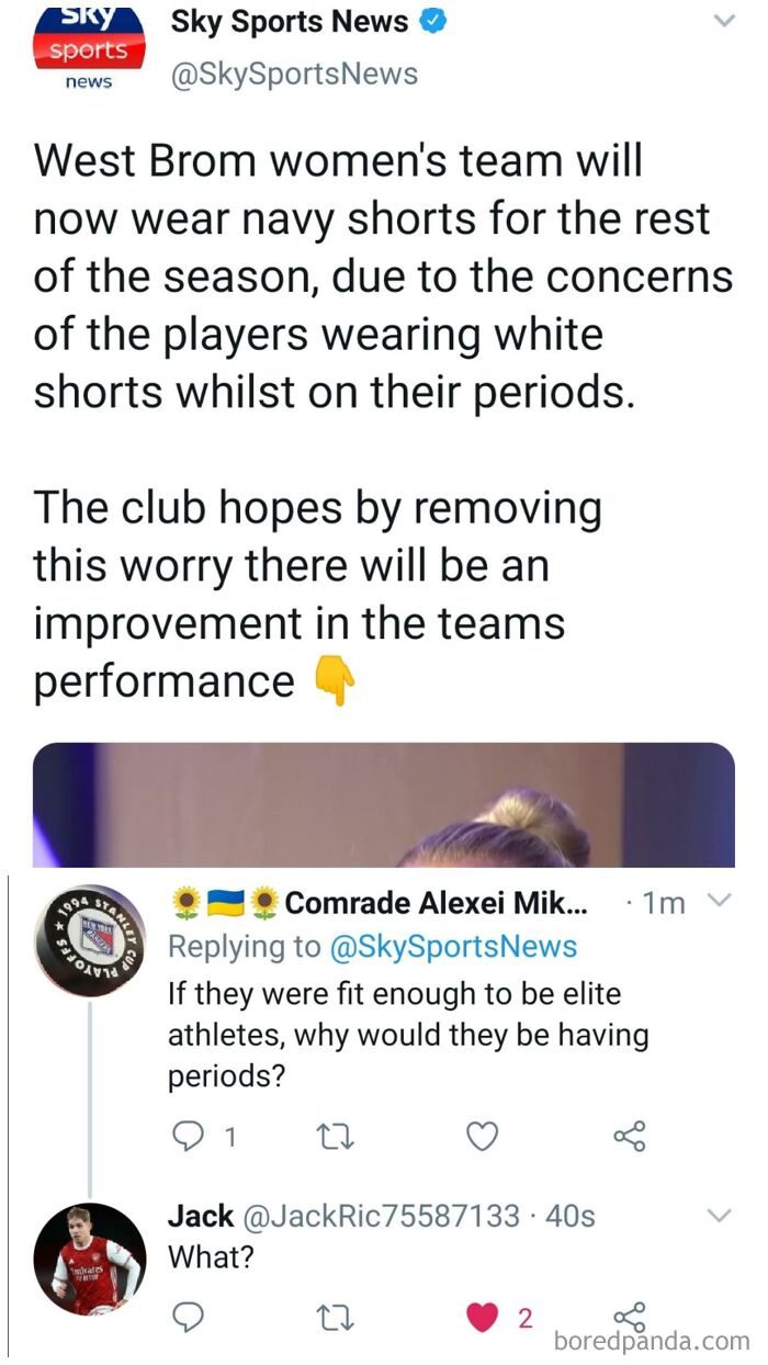 Because Athletes Don't Get Periods