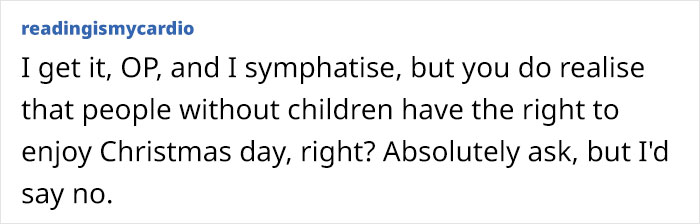 Mom Asks If She's A Jerk For Asking Childfree Coworker To Withdraw Her Christmas Holiday Request