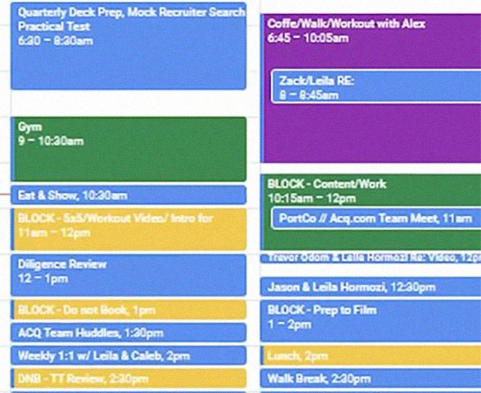 Multimillionaire Woman Shares Her Calendar On Twitter, It Massively Backfires When People Start Savagely Roasting Her