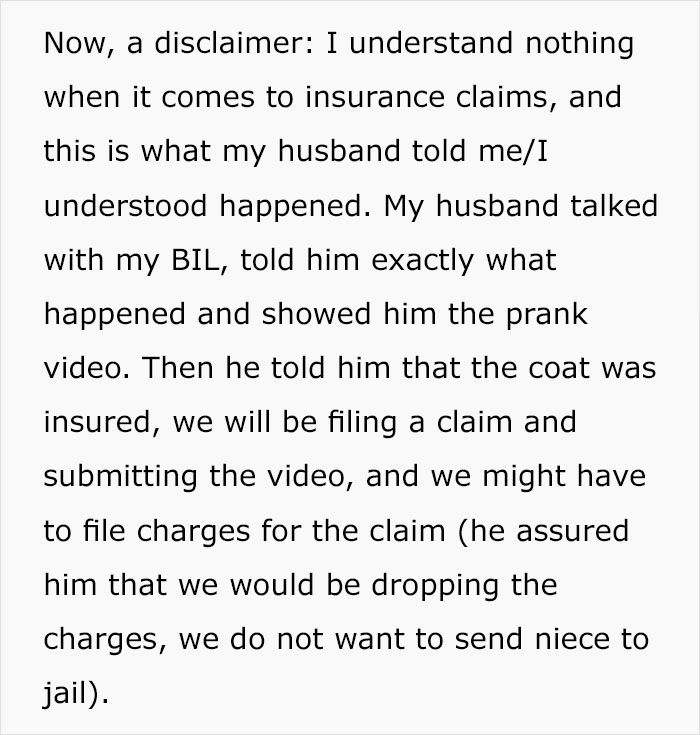 Teen Ruins Aunt's $20k Coat As A "Prank" For Views, She Decides To Sue Teen Ruins Aunt's $20k Coat As A "Prank" For Views, She Decides To Sue