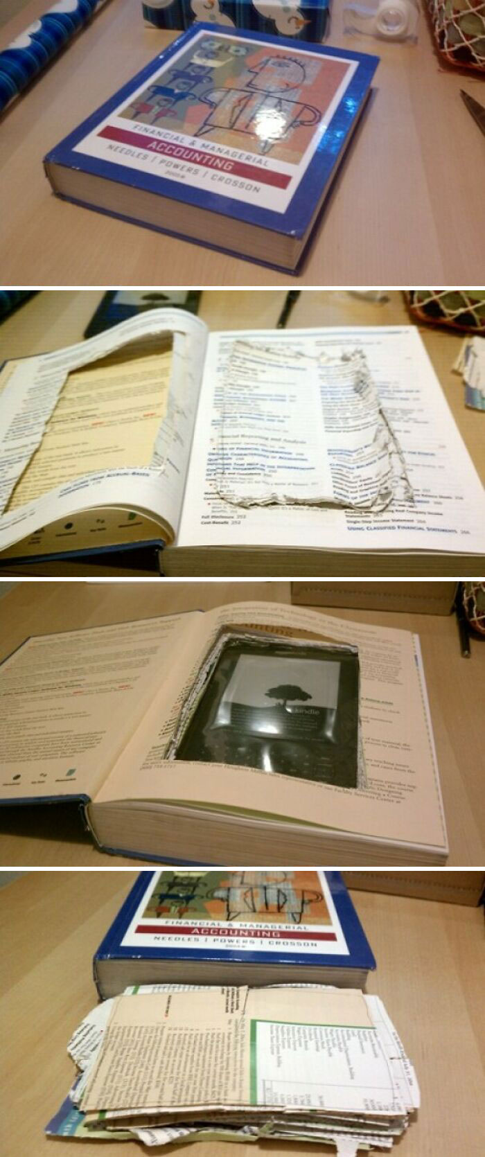 Just Finished Wrapping My Wife's Kindle