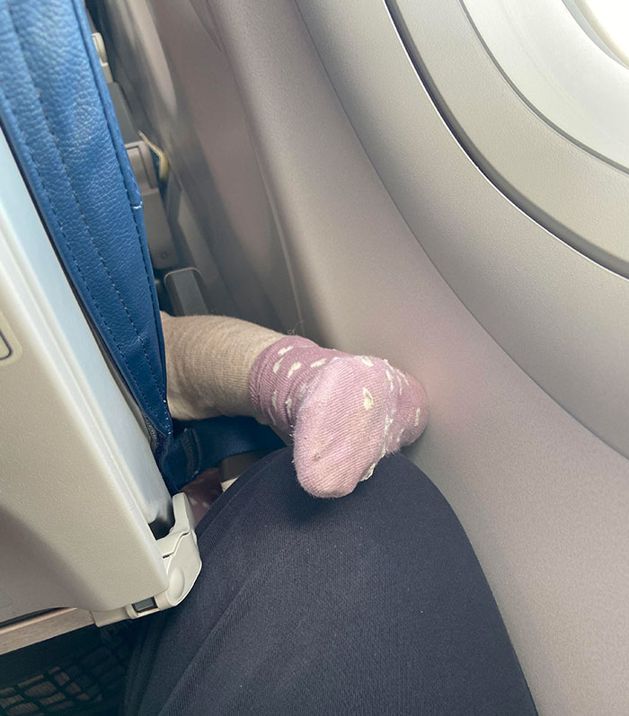 Look At This Jerk On My Flight Back Home