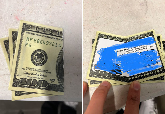 This Jerk Leaving A Tip