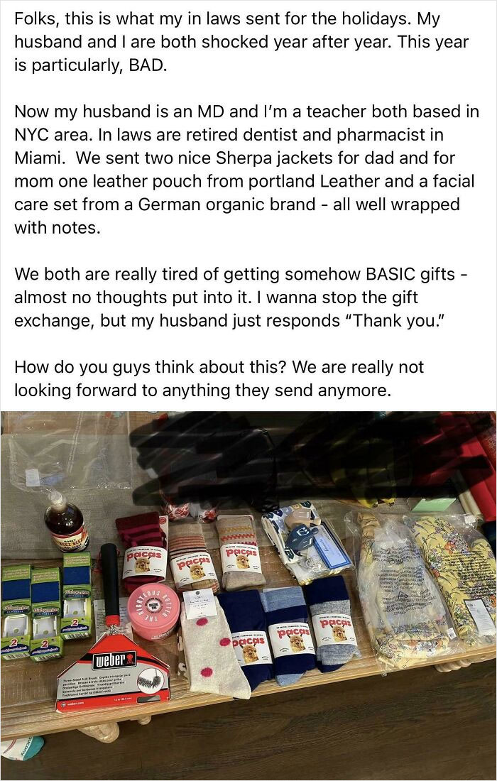 Adults Get Upset When They’re Given “Inexpensive” Gifts For Christmas Because They’re A Doctor Or Something Like That