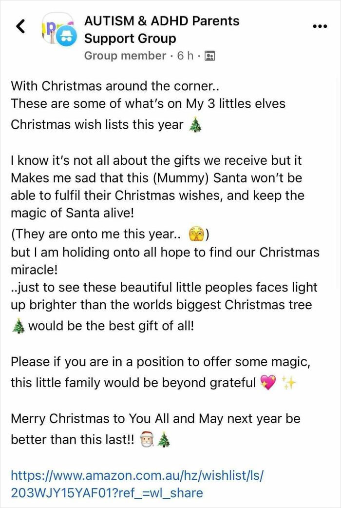 Gross. On An Autism And Adhd Support Page