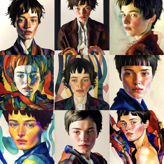 Ai Abstract Art From My Selfies