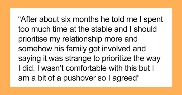 Guy Demands Girlfriend Put Down Her Horse Because He Thinks She Should “Prioritize Their Relationship”