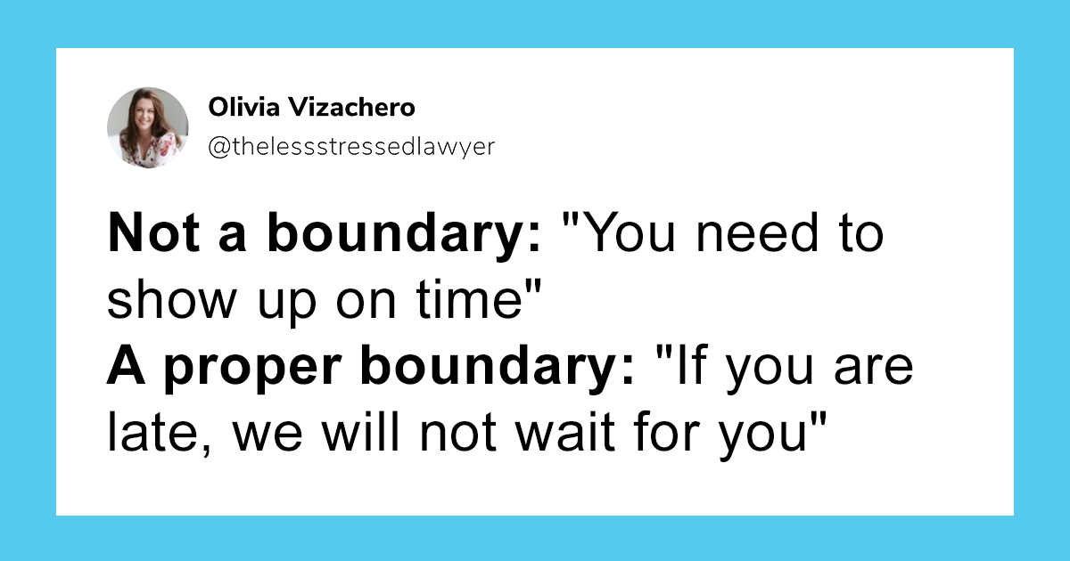 Personal Coach Explains How To Set Boundaries Properly In An Illuminating Thread