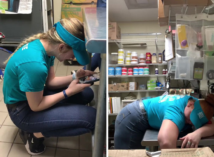 Employees Are Roasting This Cafe’s “No Chairs” Policy, The Video Goes Viral With Over 142K Views