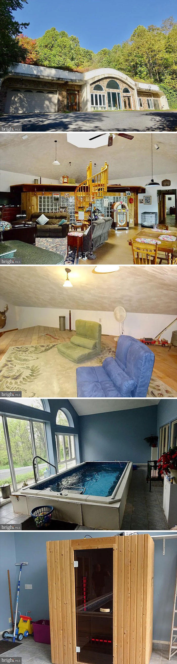 I Think My Favorite Part Is The Elaborate Spiral Staircase To The Lounge Area Above The Glass Block Palace