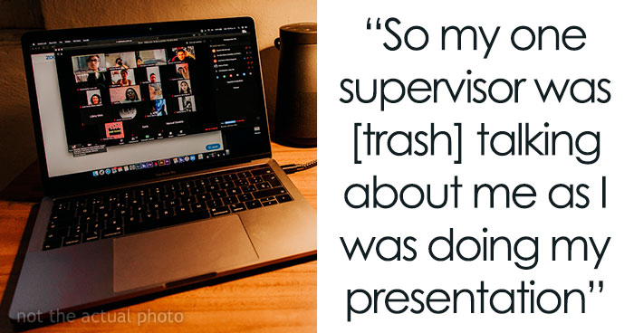 Woman Sees Supervisor Write Mean Things About Her Presentation On A Call, Calls Them Out