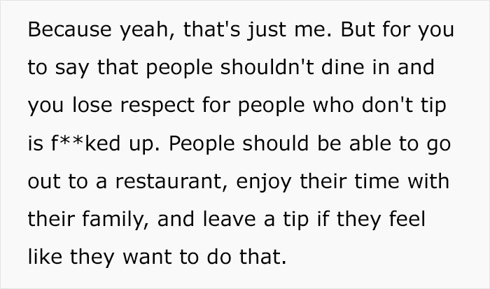 Guy Is Sick And Tired Of Servers Who Keep Slamming Non-Tipping Customers, Gives Them A Reality Check