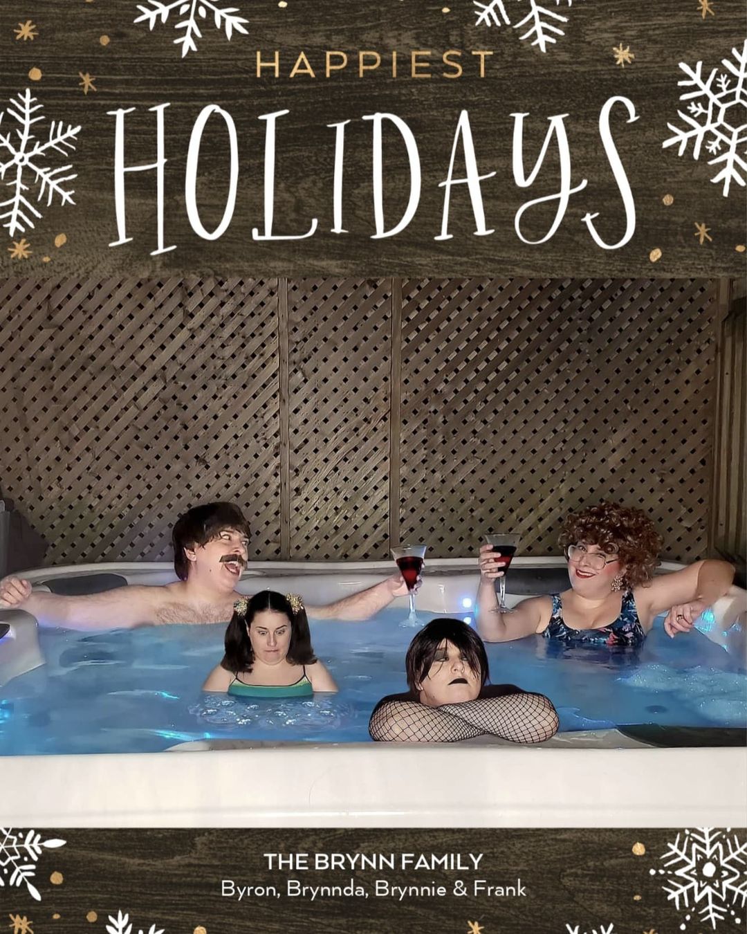 An Awkward Photoshopped Family Calendar For The Year 2023 Of Me, Myself, And I