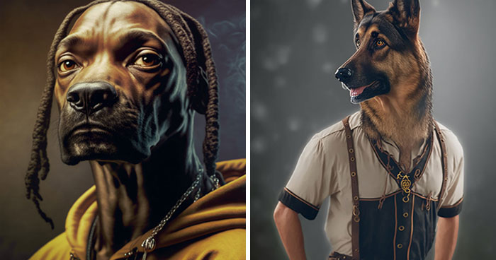 I Wanted To Entertain Myself By Seeing What Dog Puns Would Actually Look Like, And Here Are 27 Images Generated With An AI