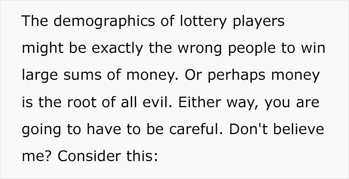 The Dark Side Of Winning The Lottery: Person Shares Examples Of How Winning Big Can Ruin Your Life