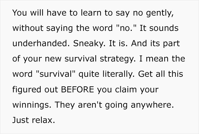 The Dark Side Of Winning The Lottery: Person Shares Examples Of How Winning Big Can Ruin Your Life