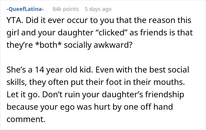 &ldquo;Am I A Jerk For Banishing My Teenage Daughter&rsquo;s Friend From Our House Because She Made Fun Of My Weight?&rdquo;