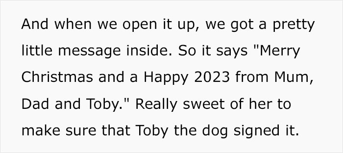 Parents Send A Christmas Card To Their Daughter After A Year Of Not Talking And Decide To Include A Hurtful Message Which Goes Viral With 2.6M Views