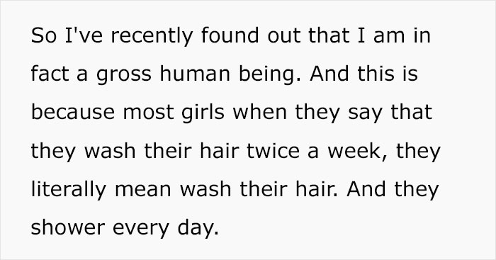 "Am I Gross, Yes Or No?": Woman's Controversial Showering Habits Spark Heated Debate On TikTok "Am I Gross, Yes Or No?": Woman's Controversial Showering Habits Spark Heated Debate On TikTok