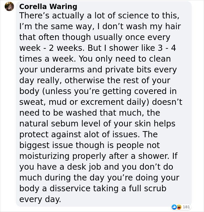 "Am I Gross, Yes Or No?": Woman's Controversial Showering Habits Spark Heated Debate On TikTok "Am I Gross, Yes Or No?": Woman's Controversial Showering Habits Spark Heated Debate On TikTok