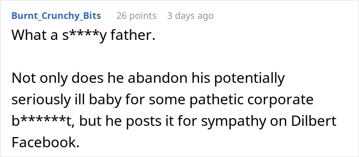 Dad Posts How He Had To Choose Work Over His Sick Baby In Hopes For Compassion And Support, Gets A Reality Check Instead