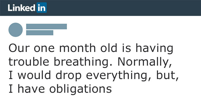 Dad Posts How He Had To Choose Work Over His Sick Baby In Hopes For Compassion And Support, Gets A Reality Check Instead