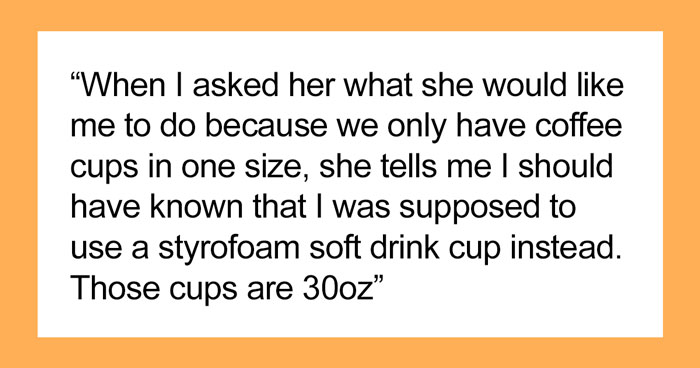 Manager Yells At Employee And Makes Up A New Rule For One Specific Customer, Employee Maliciously Complies And Starts Adding Free Coffee For Everyone