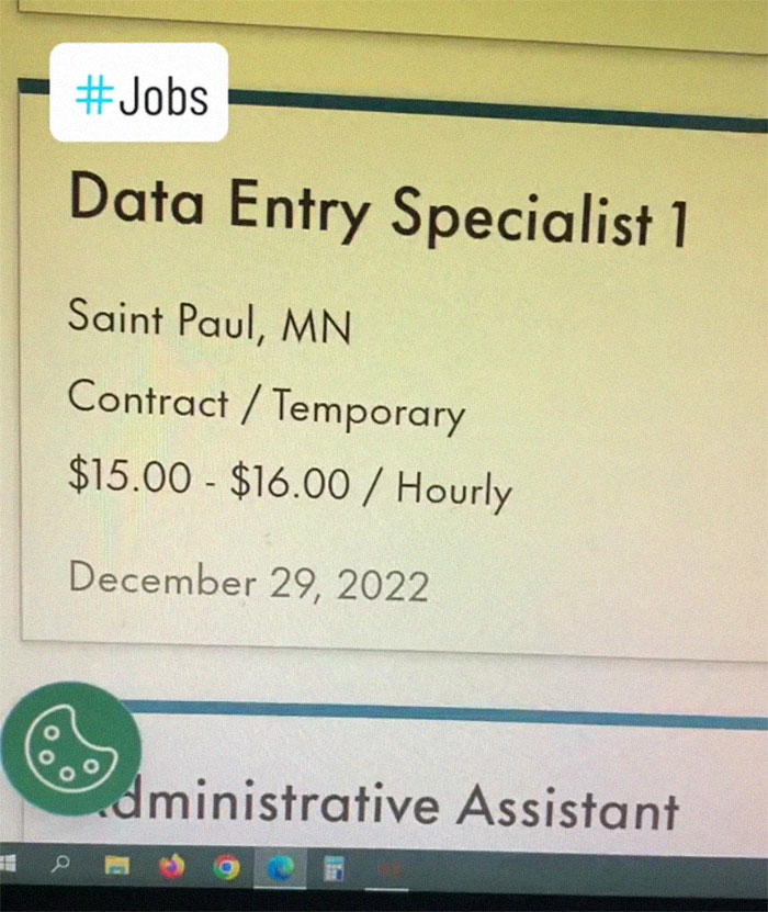 "You've Got To Be Kidding Me": Guy Finds Exact Job Position He Had 14 Years Ago, Points Out It Pays Exactly The Same Salary "You've Got To Be Kidding Me": Guy Finds Exact Job Position He Had 14 Years Ago, Points Out It Pays Exactly The Same Salary