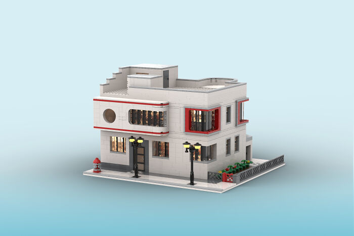 Creating LEGO Models Is My Passion, Therefore I Decided Recreate One Of The Most Iconic Buildings In Lithuania From LEGO Bricks &ndash; The Iljinai Family House