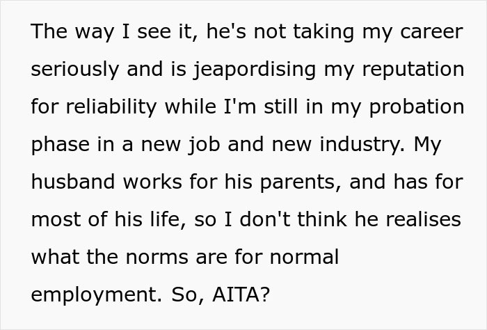 Man Refuses To Hire A Nanny Because His Mom &ldquo;Wouldn&rsquo;t Like It&rdquo;, Jeopardizes Wife&rsquo;s Career Instead