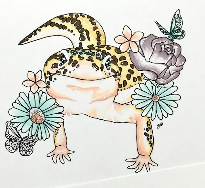 Not Very Unusual But I Used To Have A Leopard Gecko, Rest In Peace Mr. Gecko Friend (I Don't Have A Pick That Will Fit But Here Is What He Looked Like)