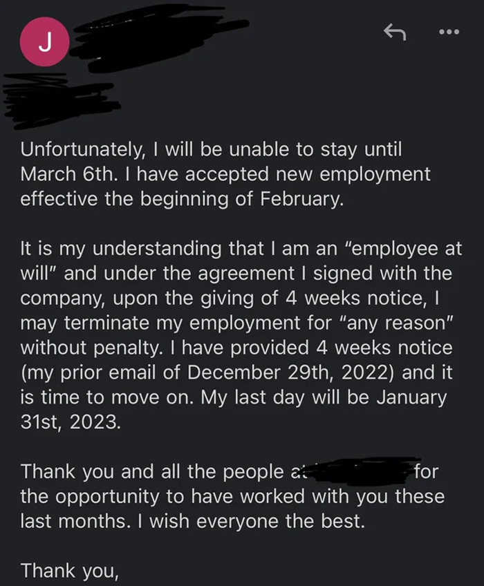 Toxic Boss Gets Put In Their Place After Trying To Deny Their Employee&rsquo;s Resignation