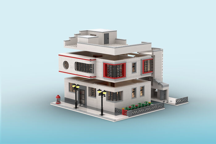 Creating LEGO Models Is My Passion, Therefore I Decided Recreate One Of The Most Iconic Buildings In Lithuania From LEGO Bricks &ndash; The Iljinai Family House