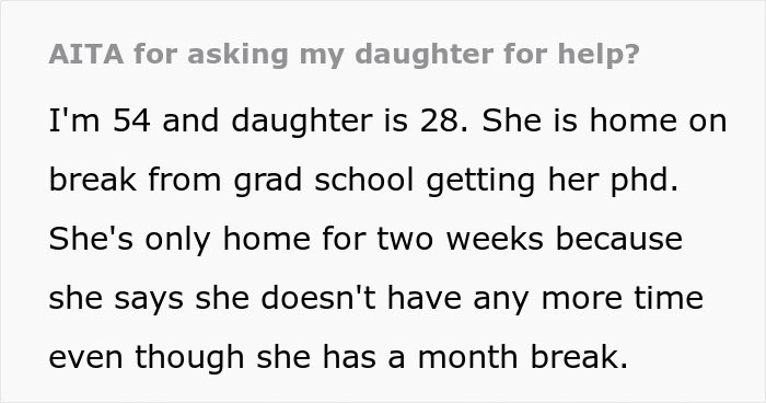 "She's Sitting On A Computer All Day": Dad Thinks His Work Is More Important Than Daughter's, Gets A Reality Check Online