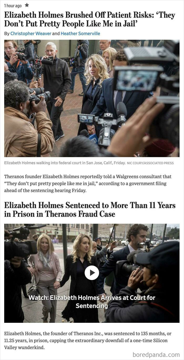 "They Don’t Put Pretty People Like Me In Jail"