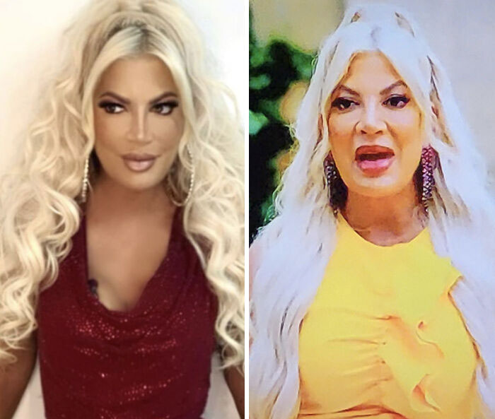 Ni siquiera pude reconocerla cuando la vi en la televisión