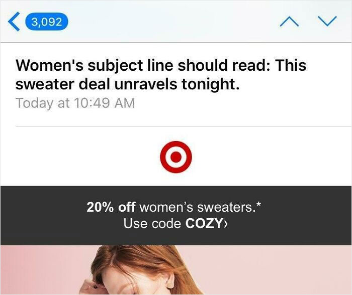 Spam Subject Line Should Read: