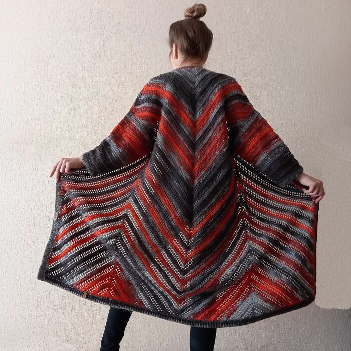 Diagonal Cardigan Pattern