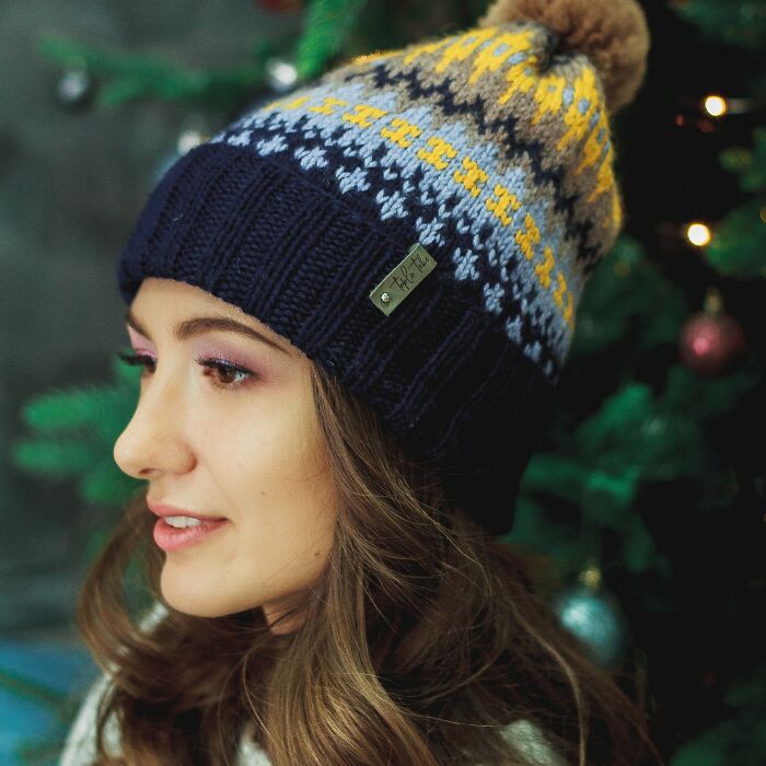 Jacquard Warm Knitted Handmade Hats (15 Pics)