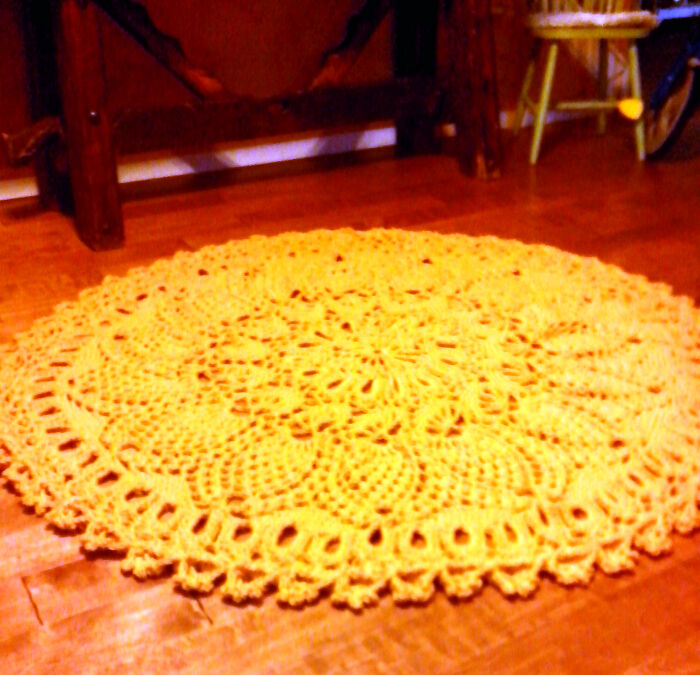 A 6 Feet In Diameter Rug