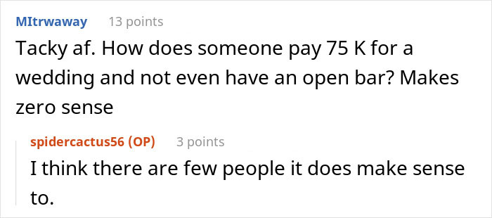 Brother Expects Guests To Pay For His Wedding, Is Shocked And Mad When They Start Dropping Out