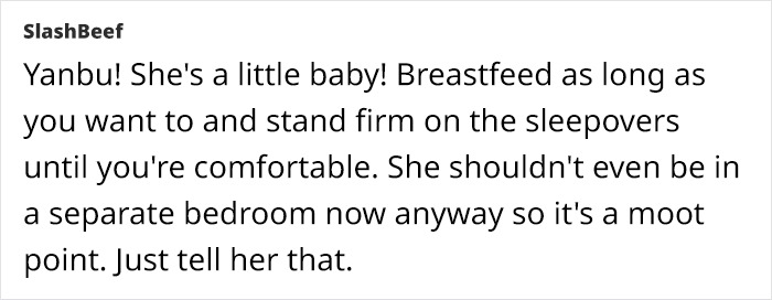 "Is She Just Nuts?": MIL Expects To Have Her 4-Month-Old Granddaughter For Sleepovers, Tells Daughter-In-Law To Cut Breastfeeding Short